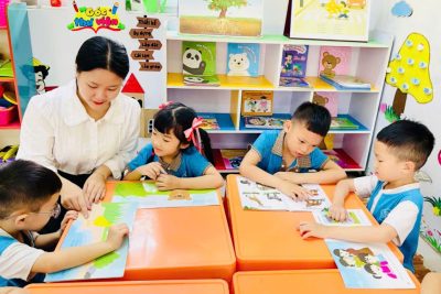 TRƯỜNG MẦM NON THANH HẢI SÔI NỔI CÁC HOẠT ĐỘNG HƯỞNG ỨNG NGÀY SÁCH VÀ VĂN HÓA ĐỌC VIỆT NAM NĂM 2026